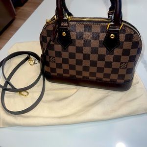Louis Vuitton Brown Damier Ebene Alma BB Crossbody Bag